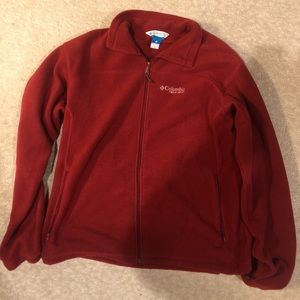 Columbia zip up fleece jacket